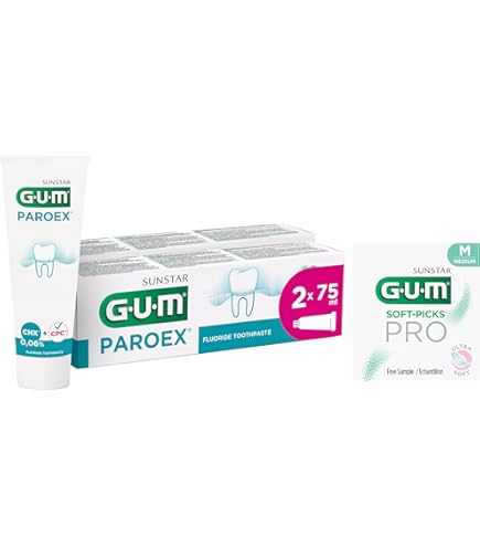GUM PAROEX 0,06% Maintenance Mouthwash | Advanced Gum Care | Dual Antiplaque Action | Soothes Sensitive Gums | Alcohol Free | 12 X 500ml - View #3