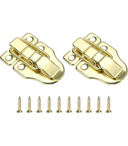 QUARKZMAN 4 Stück Hasp Schloss, 30 X 18mm Retro Bo Produktbild-Vorschau 13