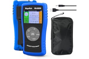 WAPORICH Luftqualitätsmonitor, Formaldehyd-Detektor 0–2,50 mg/m3 Professionelles HCHO-TVOC-Messgerät für das Home Office und Verschiedene Anlässe