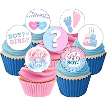 Gender Reveal Cake Topper Baby Boy Cake Topper Baby Shower