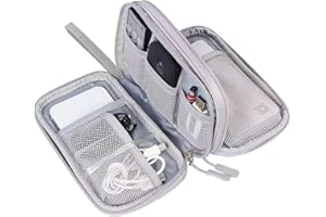 WEGLOK Fundas para Discos Duros Externos, Estuche Portátil de Viaje, Bolsa de Viaje Antigolpes Estuche Rígido, para Discos SSD, para Western Digital WD Elements/WD My Passport HDD (Gris)