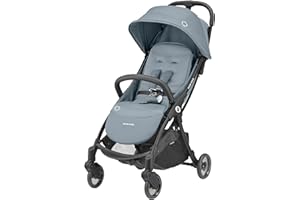 Maxi-Cosi Jaya Silla Paseo bebe ligera 6,9 kg y plegable, plegado automático y compacto, reclinable en 3 posiciónes, de 0 a 22 kg, Essential Grey