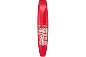 Rimmel London Scandaleyes Volume On Demand Buildable Mascara, Black, 12 ml