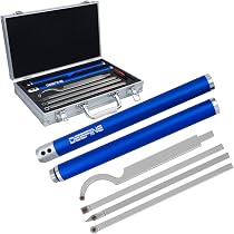 12-Piece Tungsten Carbide Cutter Inserts Set For Wood Lathe Tools - Square, Round, Diamond Shapes