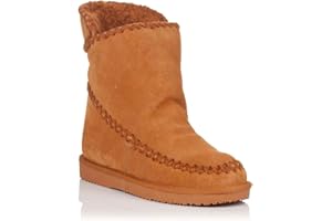 GIOSEPPO Botines Dorados de Estilo Australiano con cuña Interna para Mujer 42114