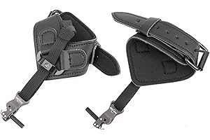 surwolf Déclencheur pour Arc à poulies,Compound Release Aid,Dragonne Ajustable pour Chasse à l'arc à poulies RH&LH