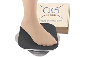 CRS Cross Patinaje artístico Spinner - Ayuda de Entrenamiento para Patinadores sobre Hielo, Gimnasia, Danza y Ballet. Metal Ocho (8) Inch Spin Trainer.