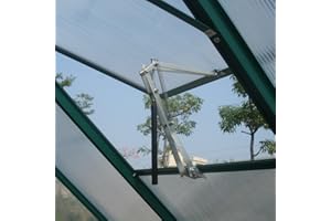 Decdeal Greenhouse Windows Opener, Temperature Controlled Automatic Vent Opener with Double Spring