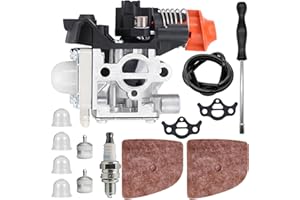 Qiuwanzia FS94 HL94 Carburetor for FS94R FS 94 KM94R HL94 R-Z KM94 KM FS HL 94 94R Brushcutter for ZAMA RC2 S243 Replaces Parts 4149 120 0602 with Spark Plug Air Filter