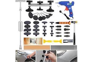 Manelord Auto Body Dent Puller, Dent Repair Kit with Slide Hammer T bar and Silver Bridge Dent Puller for Car Dent Removal
