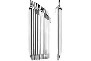 com-four® piquets de Tente 16x en Acier - piquets Robustes en V pour Le Camping et l'extérieur - idéal pour Les terrains normaux