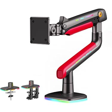 Bras D'Écran Réglable AOC AM400G - Support VESA Pour Écran 17 à 34" (2-9 Kg), Montage Pince Ou Perçage - Gain De Place Bureau - 7