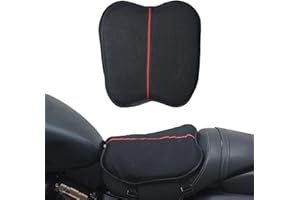 AFNCX Cuscino Sella Moto Gel 3D Smorzamento Traspirante Cuscino Sedile Moto 35x32cm Impermeabile Isolamento Termico e Staccabile Coprisedile Fresco per Scooter Motociclo Guida a Lungo Termine