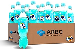 ‎ARBO-LIVING Fanta White Peach 500ml 12er Pack - intensiver weißer Pfirsichgeschmack mit Jasmine - China Edition - Pfirsich-Jasmine mit feiner Kohlensäure versetzt, PET Flaschen - ArBo-Living Quality