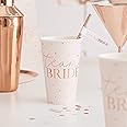 Ginger Ray Rose Gold foiled large cups