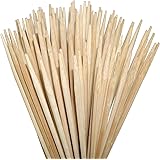 ORANGE DEAL Gartenparty 100 Lagerfeuerspieße 90 cm Lange (Ø6mm) aus Bambus zum Rösten von Stockbrot, Marshmallows, Bratwürste