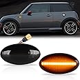 OZ-LAMPE 2pcs LED side marker turn lights for Mini Cooper R50 R52 R53 2001-2006 (Smoked lens)