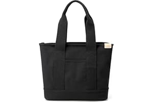 zhongningyifeng Canvas Women Tote Bag Casual Top Handle Satchel Large Capacity Handbags Shopping Bag for Work Travel