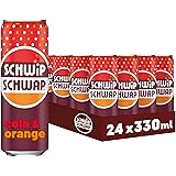 SCHWIPSCHWAP, Das Original – Koffeinhaltiges Cola-Erfrischungsgetränk mit Orange, EINWEG Dose (24 x 0.33 l)