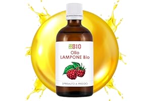 LABORBIO OLIO LAMPONE BIO 50 ml - 100% PURO - VISO, PELLE, PROTEZIONE SOLARE - USO COSMETICO E ALIMENTARE - SPREMUTO A FREDDO