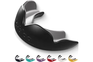 ‎LOBLOO lobloo PRO-FIT, Zum Patent Angemeldeter, Professioneller Abdruckloser Dual-density-zahnschutz Kampfsport Für Sportarten Mit Hohem Kontakt Wie mma, Boxen, Hockey, Football. Groß +14 Jahre, Black