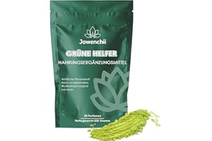 JOWENCHII Grüner Helfer, 200g Grüner Helfer Entgiftungspulver (Grüner Tee)