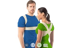 ‎AHEAL aHeal Rückenstützgürtel & Rücken Geradehalter Herren und Damen - Haltungskorrektur Rücken, Schultergurt Haltungskorrektur, Rückenstütze, Gerader Rücken, Linderung von Rückenschmerzen - Größe 0 Haut