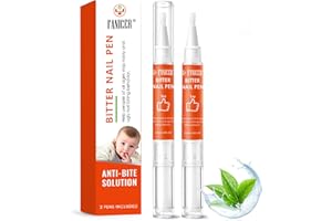 PHOMANTTONARY 2 pcs Lápiz Amargo para Mejorar de Morderse las Uñas, Cuidado profesional de uñas, Ayuda a Mejorar de Morderse las Uñas,para a No Chuparse los Dedos, Regalos para amigos, familiares