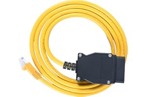 DEZANYC ENET OBD2 Cable Ethernet RJ45 to OBDII Adapter OBD2 Ethernet Rj45 Compatible for Bootmod3 G Series F Series Ista