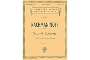 Sergei rachmaninov: piano concerto no.2 in c minor op.18 (2-piano score): Schirmer Library of Classics Volume 1576 National Federation of Music Clubs 2024-2028 Piano Duet
