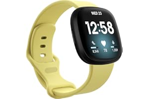 BoLuo Bracelet Compatible avec Fitbit Versa 3/Fitbit Sense,Bracelets de Montre,Silicone Bande Sport Remplacement avec fermoir Réglable Sangle pour Fitbit Versa 3/Fitbit Sense Watch