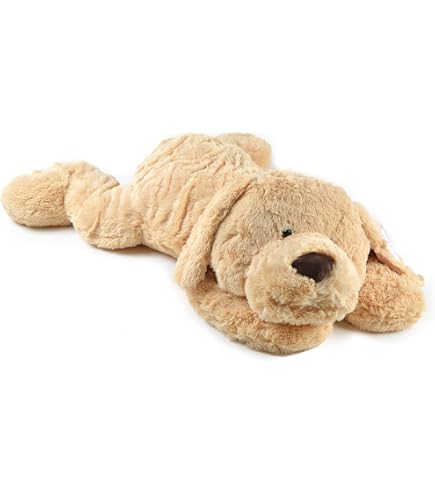 Plüsch Hund Ca. 31 Cm Kuschelweich Mit Halstuch - Braun-weiß Oder Grau-weiß (sortiert)
