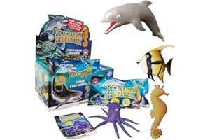 #sbabam, Dominatori dei Caraibi, Giochi per Bambini da Edicola, Giocattoli in Gomma, Puoi Trovare Pesci, Squalo, Polipo e Altri Animali Marini, Pack da 4 Bustine, Idee Regalo Bambino, da 3 Anni in su