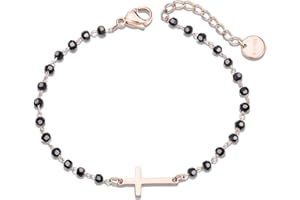 PengJin Bracelet Femme, Bracelet Femme Lucky Clover, Bracelet Femme Acier Inoxydable, Bijoux Femme Cadeaux de Noël Anniversaire Femme Cadeaux Fête des Mères