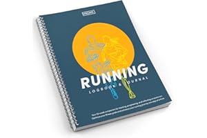 Running Journal & log book, Daily Fitness Journal for wellness and reflection – Track Progress, Reflect, and Stay Motivated. – Great gift for running, marathon, fitness, & wellness. Undated, 52-Weeks.