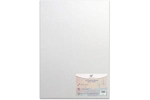 HABERCRAFTS A1 Canvas Panel Stretched Blank Canvas Board Primed Artist Boards 100% Cotton For Oil Paint Acrylic Painting Mixed Media Acid Free White Canvases Art Painting Panel (A1 Size - 594mm x 841mm - 1 Board)