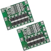 ARCELI 2pcs 4S 40A Li-Ion Lithium Battery 18650 Charger PCB BMS Protective Board with Balance for Drill Motor 14.8V 16.8V Lip
