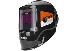 DOKA Careta Soldar Automatica 100x63 mm DIN 16 DIN 3/4-8/9-13 Real Color Mascara Soldar Mascara Soldar Automatica Mascara Soldar Mascara de Soldar MMA|MIG|mag|TIG|ARC Careta de Soldar Careta ULTIMA9