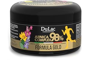 DULÀC FARMACEUTICI 1982 DuLàc, Kompleks Arnika 98%, Złota Formuła, Krem-Żel do Ciała z Arniką, Diabelskim Pazurem, Mentolem i Lawendą, do Masażu Mięśni i Stawów, Testowany Dermatologicznie, Wyprodukowany we Włoszech, 300 ml