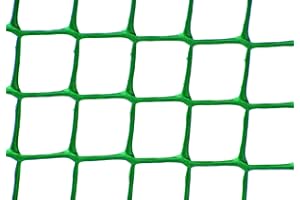 BOSMERE Tildenet 19 mm Green Plastic Garden Mesh, Multi-Colour, 0.5 x 6 m