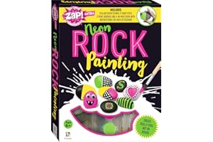 Hinkler | Neon Rock Painting Zap Extra Kit for Kids | Rock Painting for Children | Creative Arts and Crafts | Neon Craft for Kids | Gifts for Ages 6 to 12 Years