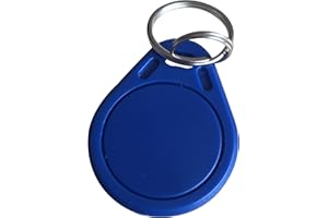 YARONGTECH RFID-Schlüsselanhänger 1K RFID-Tag ISO14443A 13,56 MHz ABS IC NFC Tags für Zugangskontrolle (100 Stück)