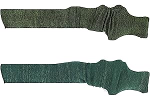 GUGULUZA Extrabreit Gewehrsocke Waffenstrumpf für Langwaffen mit Zielfernrohr, Silikon Behandelt Gewebe, Gewehr Lufgewehr Aufbewahrung Schutzhülle 120cm Länge