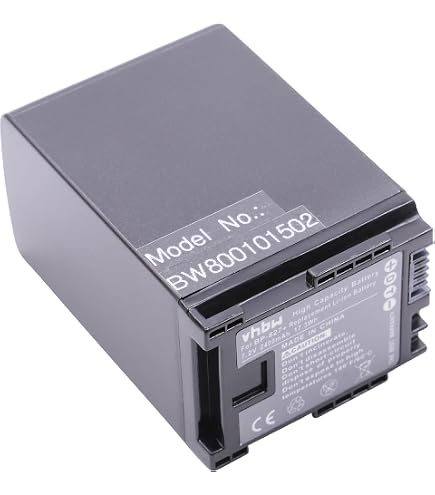Vhbw 1x Batterie Compatible Avec Canon Legria HF R28 Caméra - 13