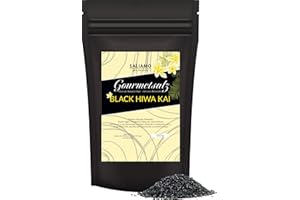‎SALIAMO Hawaii Salz Schwarz - 150g - schwarzes Meersalz, Black Hiwa Kai, Dekorsalz intensiv, schwarzes Salz Black Lava, Hawaiian Black Salt, unraffiniert | Saliamo
