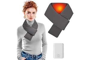 zerotop Sciarpa Riscaldata Sciarpa Riscaldata Ricaricabile per Donne Sciarpe Riscaldanti Scialle Riscaldato Elettrico Scaldacollo Allarga e Allunga Cuscinetti Riscaldanti