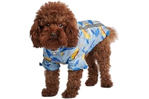 URBANPUP Urban Pup Umbrella Print Rainstorm Rain Coat (X-Large - Dog Body Length: 16" / 40cm)