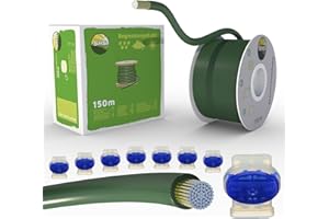 RASENFREUND Câble de délimitation de 150 m + 10 connecteurs de câble pour tondeuse robot à gazon - Kit d'accessoires de fil de délimitation pour câble de recherche - Compatible