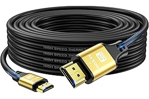 jojobnj 4K HDMI Cable 12m, High Speed HDMI 2.0 Cord 4K@60Hz 18Gbps, Ultra HD,Ethernet Audio Return,Video 4K,1080p,3D,Arc, HDR Compatible with Xbox,PS5/PS4,HDTV,Laptop ect(Red)