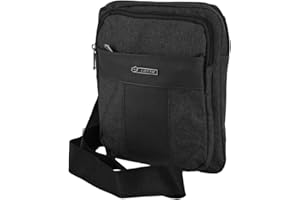 Lotto Borsello da Uomo Con Tracolla Regolabile, In Similpelle, Multi tasca